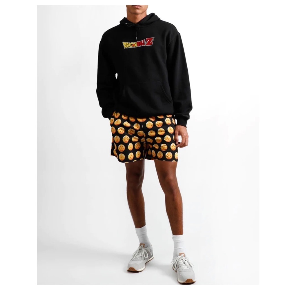 DUMBGOOD Dragon Ball Z Repeat Shorts, Officially Licensed, Lined, Large, NWOT!
